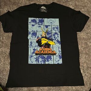 My Hero Academia Black Graphic T-Shirt